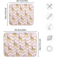 thumbnail image 3 of SKYSONIC Dish Drying Mat for Kitchen Counter Giraffe Pattern Illustration Eco Friendly Drying Mat - Easy to Clean Heat Resistant Dish Mat - 18x24, 3 of 6