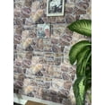 thumbnail image 4 of Dundee Deco 3D Wall Panels - Cladding, Shades of Brown Grey Stone Look Wall Paneling, Styrofoam Facing for Interior and Exterior Applications, DIY, SAMPLE, Size 10 x 10 in., 4 of 9