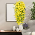 thumbnail image 5 of Elainilye 6Pcs Artificial Vines, Morning Glory Hanging Plants, Plastic Climbing Vines with Hooks, for Patio Decor, Wedding Arch Greenery, Balcony Gardens, Indoor Vertical, Porch Decor, 5 of 5
