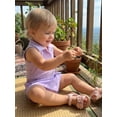 thumbnail image 5 of BemeyourBBs Toddler Baby Girl Summer Clothes Little Baby Girl Summer Outfits Ribbed Knit Turn Down Collar Sleeveless Tank Vest Tops Bowknot Print Skort Shorts Skirt Set, 5 of 9