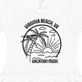 thumbnail image 3 of Inktastic Summer Vacation Mode Virginia Beach Virginia Girls Toddler Dress, 3 of 4