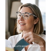 3-Pack Women Reading Glasses with Blue Light Blocking and Anti-Glare Features +2.50