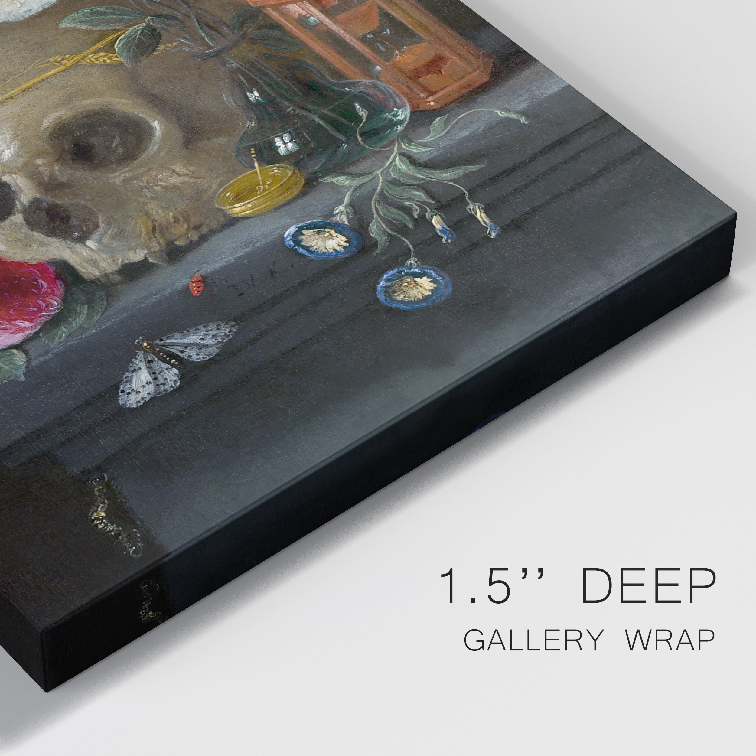 Vanitas Still Life Premium Gallery Wrapped Canvas - Ready to Hang - 32 x 48