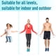 thumbnail image 4 of Cuerda para saltar inalámbrica, cuerda para saltar sin cuerda ponderada para Fitness, gimnasio, Cardio, entrenamiento en la playa en interiores y exteriores, 4 of 5