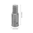 thumbnail image 2 of Masteelf 1 Set Threaded Tip Replacement Threaded Handle Tips for Extension Poles Repairing Push Broom Handle Threaded End Silver 19 MM, 2 of 8