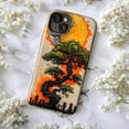 thumbnail image 6 of Mystic Bonsai Tree Phone Case, Japanese Sunset Art Design Protective Phone Cover for iPhone 16 15 14 13 12 11 Pro Max Mini Plus, 6 of 6