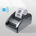 thumbnail image 3 of Imprimante Thermique de Reçus 58mm USB BT Mini Imprimante d'Étiquettes Portable Impression de Reçus de Supermarché Compatible pour iOS Android Windows ESC/POS Commandes d'Impression, 3 of 8