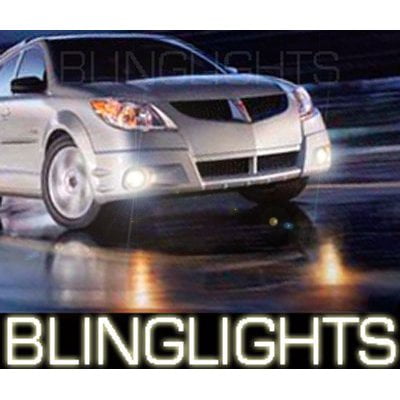 2003 2004 Pontiac Vibe GT Halo Foglamps Angel Eye Foglights Driving Fog Lamps Halos Eyes Lights Kit