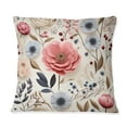 thumbnail image 3 of Designart "Ranunculus Whispers" Floral Printed Throw Pillow, 3 of 5