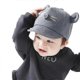 thumbnail image 2 of SZTXJ Kids Bunny Rabbit Visor Baseball Cap Cotton Dark Gray, 2 of 5