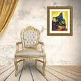 thumbnail image 3 of Dean Russo Collection 26x32 Gold Ornate Wood Framed with Double Matting Museum Art Print Titled - Confident Cat, 3 of 4