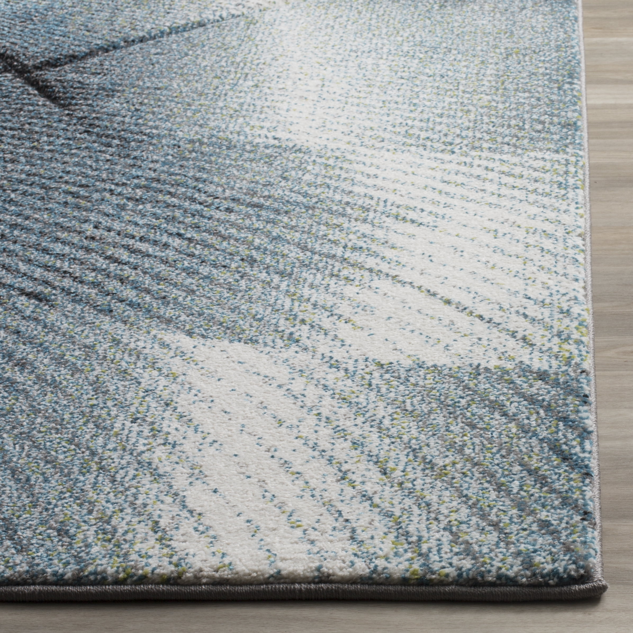 Safavieh Hollywood Celandine Abstract Area Rug, Gray/Teal, 9' x 12'