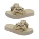 thumbnail image 2 of Zapatillas con lazo estilo coreano para mujer punta redonda plana de fondo grueso para verano femenino exterior, 2 of 8