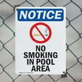 thumbnail image 5 of (2 Pack) No Smoking In Pool Area OSHA Notice Sign 18 Inch X 24 Inch Indoor / Outdoor Rust-Free Aluminum Metal Signs for Workplace, Workshop, and Construction Site, Made in the USA, 5 of 8