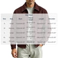 thumbnail image 7 of Men's Relaxed Fit Zip Up Jacket Lapel Collar Smooth Textured Coat with Pockets Fully Lined Casual Spring Fall Outfits Outerwear, 7 of 7