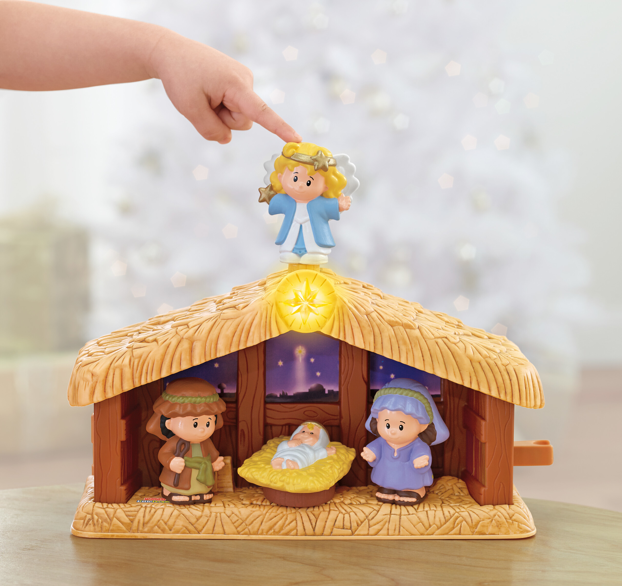 Little People Deluxe Christmas Story, Nativity Playset, Toddler Toys - image 3 of 6