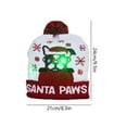 thumbnail image 3 of MesaSe Christmas Decor Knitted Christmas Hat Cartoon Pattern Light Flashing Cap LED New Year  Gifts, 3 of 4