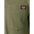 thumbnail image 7 of Wrangler Workwear Men's Short Sleeve Performance Henley Pocket Shirt, size S-5XL, 7 of 7