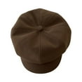 thumbnail image 2 of Jumpingount Boina de lana con estilo esencial de moda de otoño e invierno Sombrero de invierno cálido de moda de otoño e invierno Sombreros Café, 2 of 6