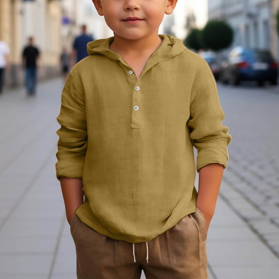 Boys Polo Shirts Soft Relaxed Fit Toddler Fashion Shirt Comfortable Loose Summer Kids Clothing Gold Size 10-11 Years