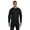 Black, variant on Mens 5.2 oz. ComfortSoft Cotton Long-Sleeve T-Shirt 5286 (5 PACK)