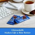 GHIRARDELLI Dark Chocolate Candy 2 SQUARES with Sea Salt Caramel Filling, 1.06 oz Bar pack of 6