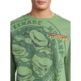 thumbnail image 4 of Teenage Mutant Ninja Turtles Men's & Big Men's Embroidered Graphic Tee Shirt, Sizes XS-3XL, 4 of 5
