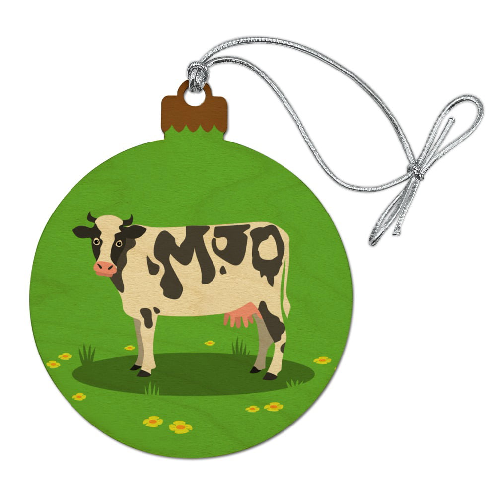 Cow with Calf Christmas Tree Bauble Decoration Gift ACO-5CB 