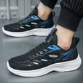 thumbnail image 2 of Sngxgn Men's Lightweight Shoes Sport Walking Shoes(Black,42), 2 of 8