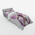 thumbnail image 2 of Ambesonne Animal Bedding Set 3 Pcs, Butterfly Wings, Twin, Violet Salmon Black, 2 of 2