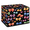 Multicolor 3, variant on CURLYOOT Rainbow Glitter Storage Bin with Zipper Lid Foldable Storage Basket Box Colorful Clothes Organizer Container for Closet, Shelf, Bedroom, Home Decor