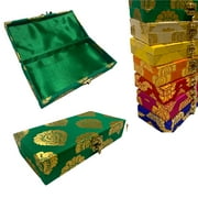 LoveNspire Brocade Gift Boxes( 8x4x1.5nches) Favor For Indian Muslim Pakistani Punjabi Wedding, Nikah Favor, Mehndi Favors, Gift Box