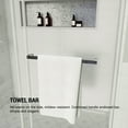 thumbnail image 6 of MCOCOD 56 to 61 in. W x 76 in. H Frameless Double Sliding Shower Door, 3/8" (10 mm) Clear Tempered Glass, Waterproof Bathroom Alcove Shower Doors, Chrome Finish, 6 of 10