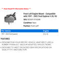 thumbnail image 2 of Front Left Engine Mount - Compatible with 1997 - 2001 Ford Explorer 4.0L V6 1998 1999 2000, 2 of 2