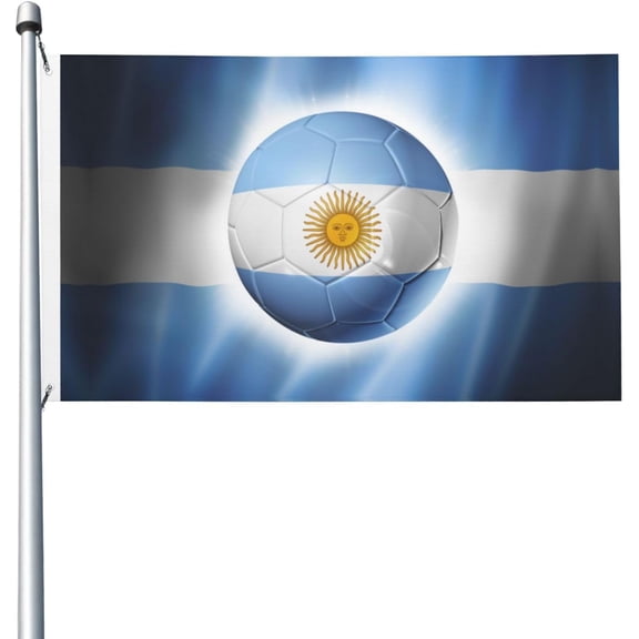 Argentina Flag Flag 3x5 Outdoor Double Sided Flag Banner For Outside With 2 Brass Grommets Patio Lawn Decor Flags