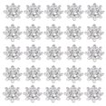 thumbnail image 1 of Milisten 30pcs Delicate Snowflake Rhinestone​ Buttons DIY Sewing Buttons Clothing Rhinestone Button Decors, 1 of 5