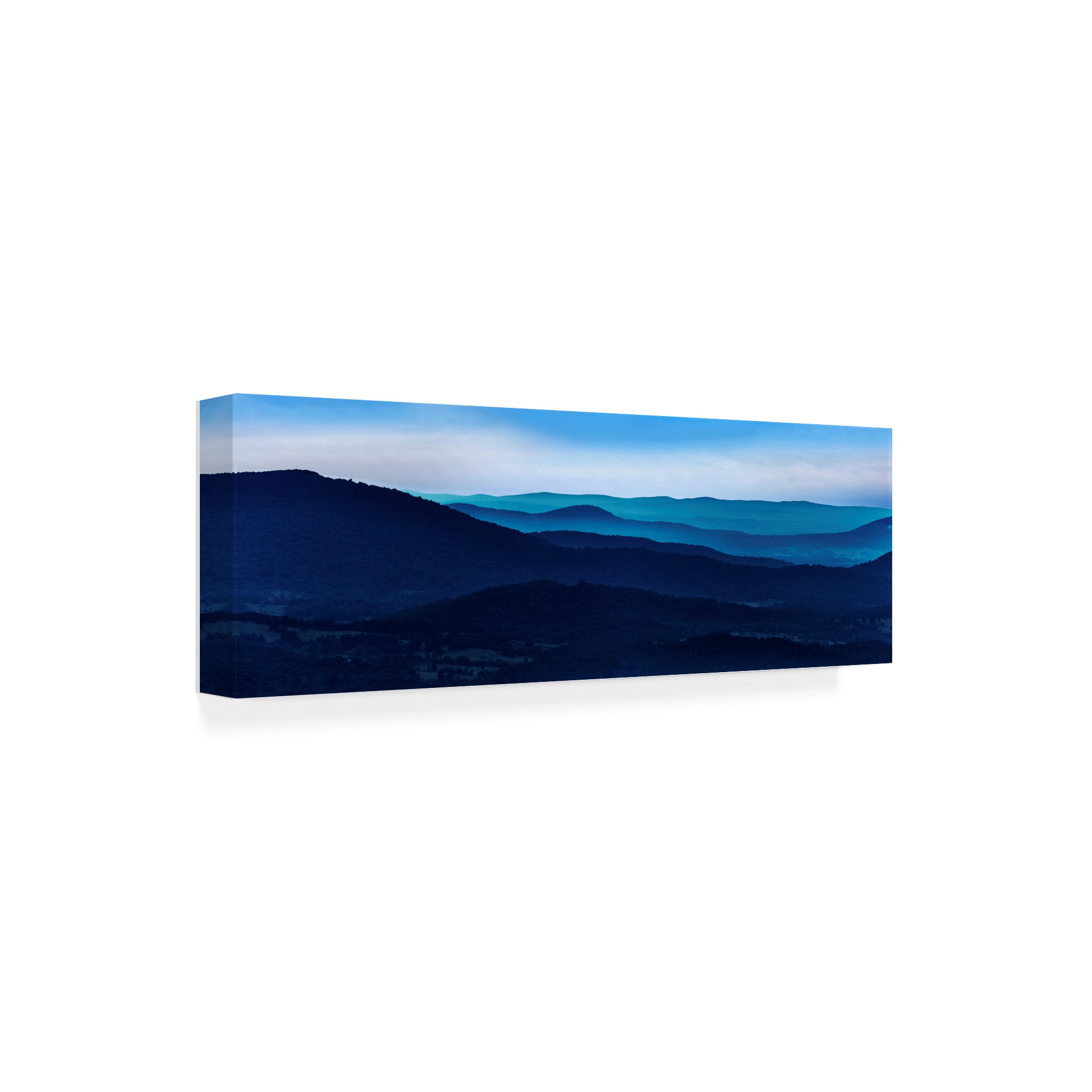 Trademark Fine Art 'Misty Mountains I' Canvas Art by James McLoughlin