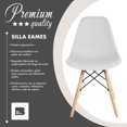 thumbnail image 2 of Set 6 Sillas Eames Estructura Modernas Silla Comedor blanco Big Room HJSEKT000600, 2 of 7