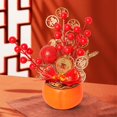 thumbnail image 1 of Ramo de flores artificiales Macarena cubo de bendición Año Nuevo, 1 of 8