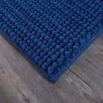 Better Homes & Gardens Memory Foam Noodle Bath Mat, Blue Admiral, 17" x