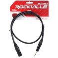 thumbnail image 3 of 5 Rockville 3' Male REAN XLR to 1/4'' TRS Balanced Cable OFC (5 Colors), 3 of 11