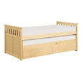 thumbnail image 1 of Lexicon Lit Simple/Simple Contemporain en Bois avec Boîtes de Rangement en Pin Naturel, 1 of 7