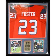 NFL Arian Foster Autographed Shadowbox with Jersey and 2 Photos, 36x44