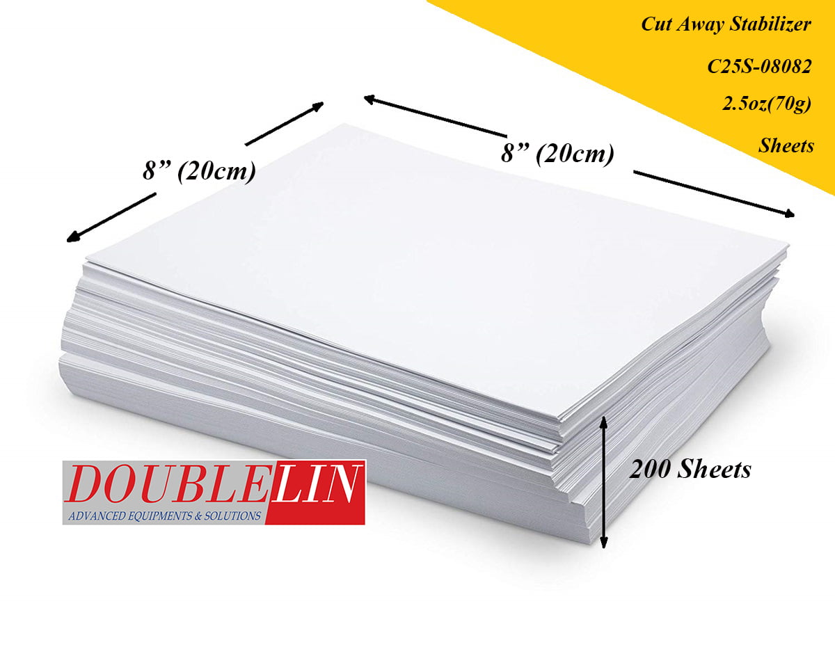 SUBSCRIPTION: 10x12 5000 SHEETS CUT AWAY EMBROIDERY STABILIZER BACKING  SHEET PACKAGE 2.5 OZ – Embroidery Supply Shop