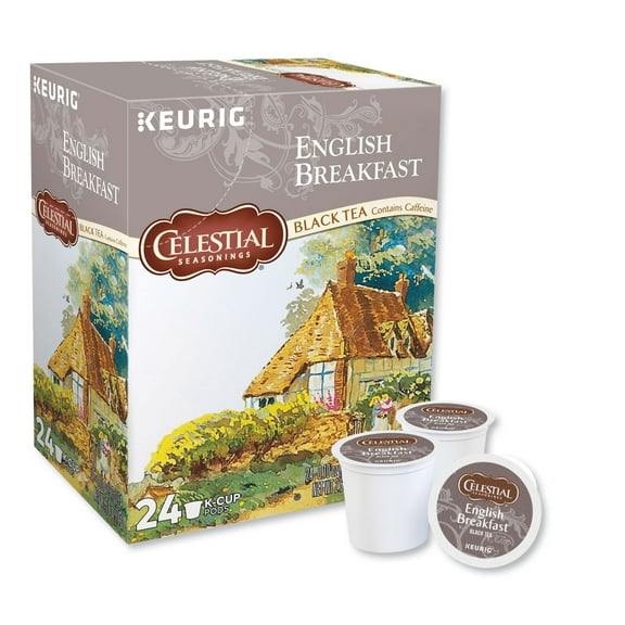 Celestial Seasonings English Breakfast Black Tea K-Cups, 96/Carton