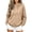 Khaki, variant on HappyYEE Women’s Waffle Zip up Hoodies, Drawstring Hooded Zipper Sweatshirt, Fall Loose Long Sleeve Knit Cardigan Jackets
