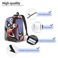 thumbnail image 3 of Goofa The Nightmare Before Christmas Pattern Durable Canvas Daypack - High-Quality Vintage Backpack, Compact & Versatile for Travel and Everyday Use-Medium, 3 of 5