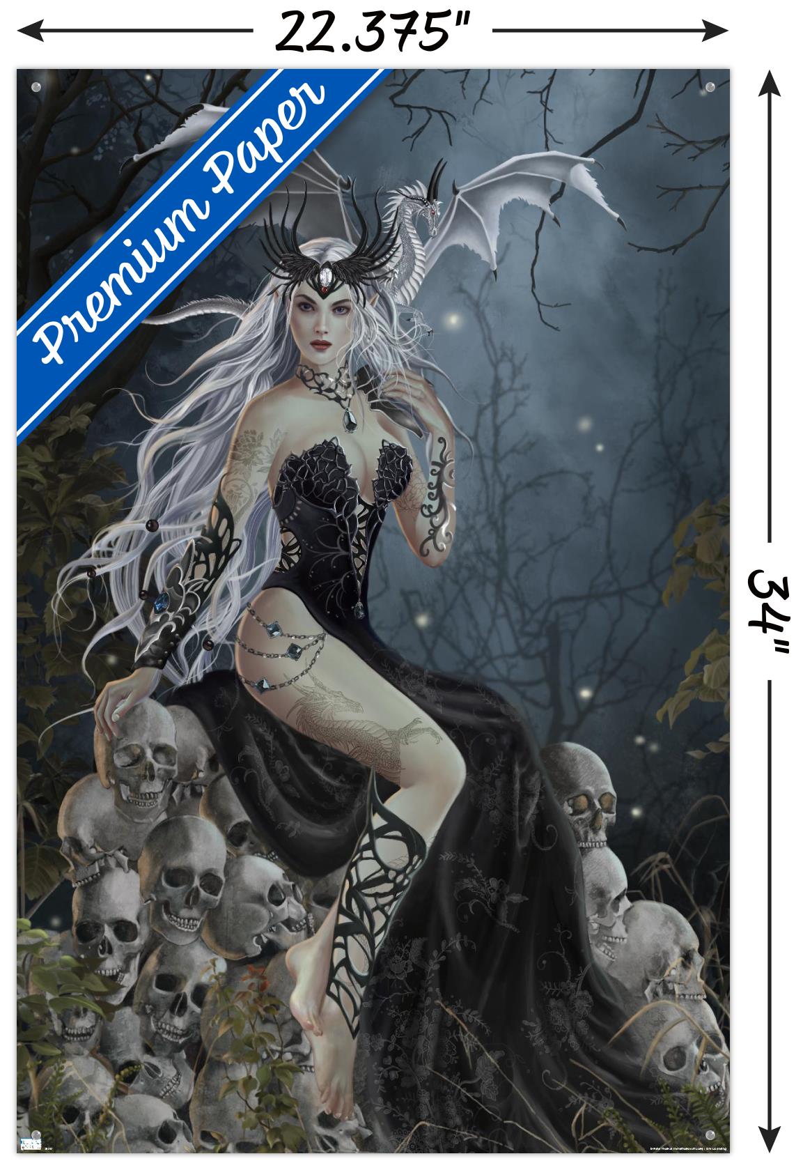 Nene Thomas - Mad Queen Wall Poster with Pushpins, 22.375" x 34"