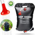 thumbnail image 2 of 20L Foldable Solar Shower Bag 1pc - Outdoor Bath Water Bag, Camping Sun Compact Heated Water Shower Bag, Outdoor Shower Tool, 2 of 7