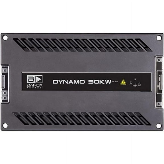 Banda  Dynamo 30K Monoblock 30000W Class D Car Audio Amplifier, Red